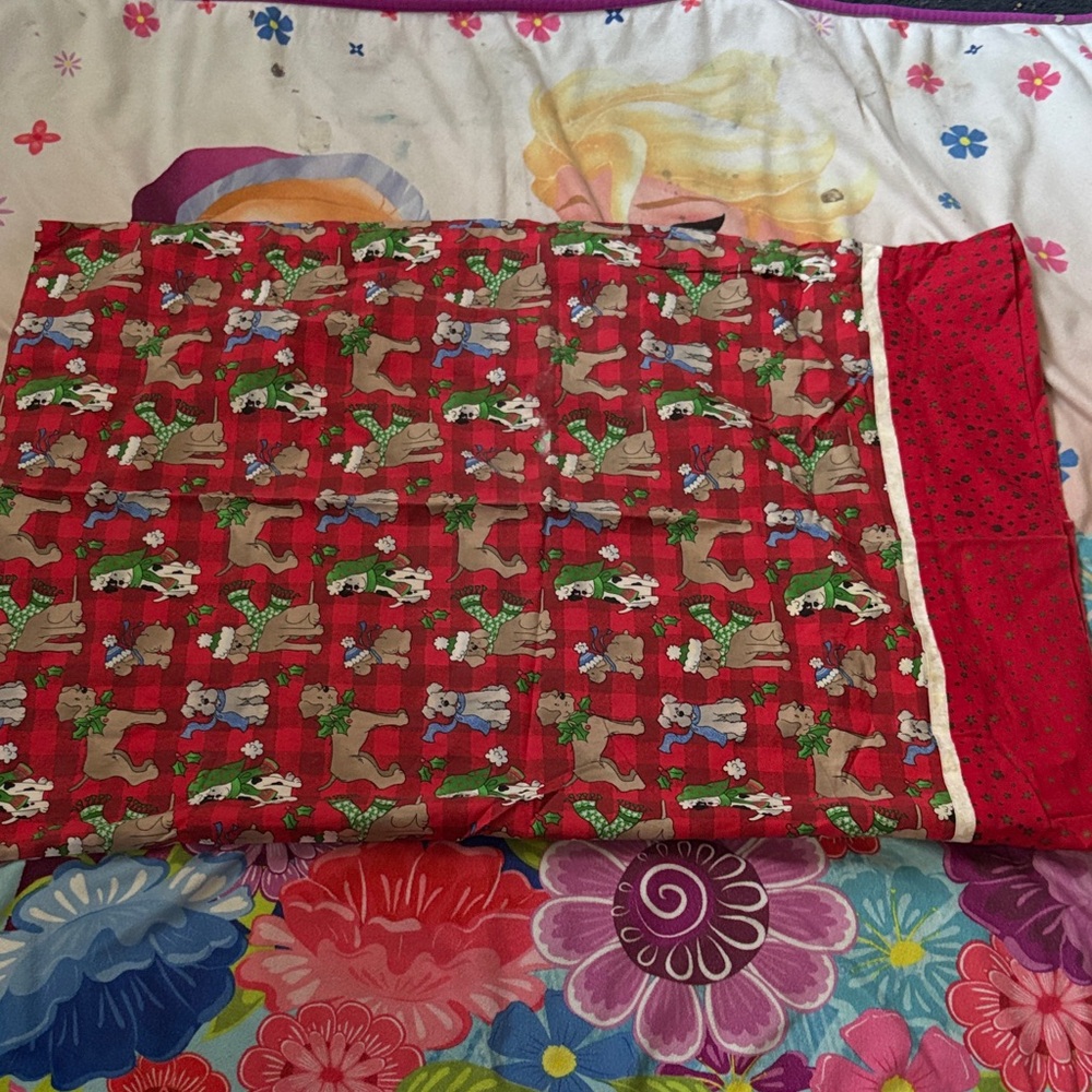 Festive Dog Pillowcase
